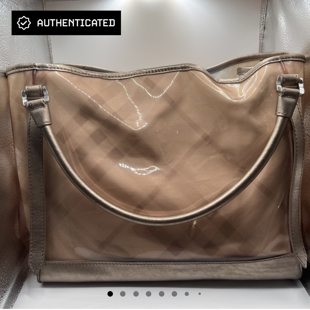 Authentic Vintage Burberry Nova Check Bag - PINK